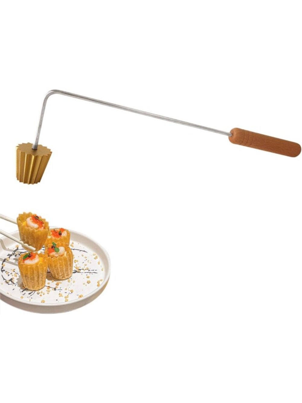 Mini Tart Shell Mold - Reusable Deep Fry Cooking Tool for Homemade Nyonya Pie